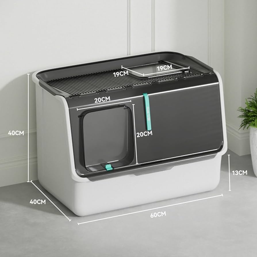 Amazon | 猫用トイレ本体 大型 ドーム型 フルカバー 猫トイレ